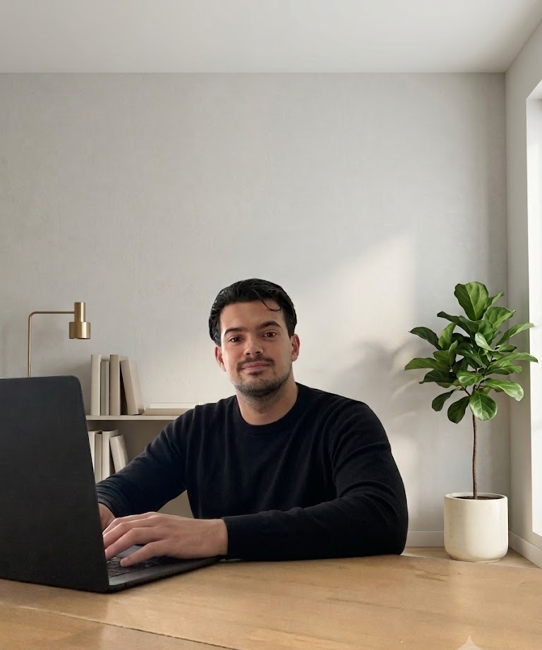 Levi Koks, webdesigner en oprichter van Re-NEW